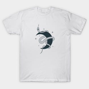 Hand Drawn Mystical Moon T-Shirt